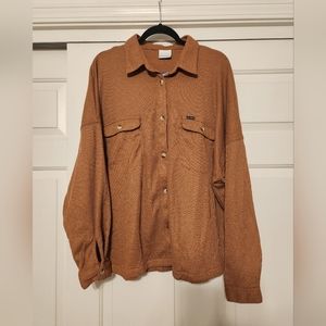 Columbia waffle shirt jacket
